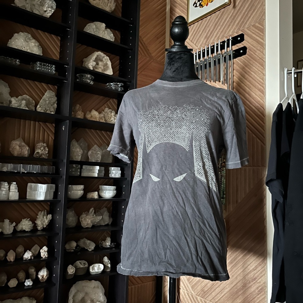 Junk Food Clothing Grey Batman Tee